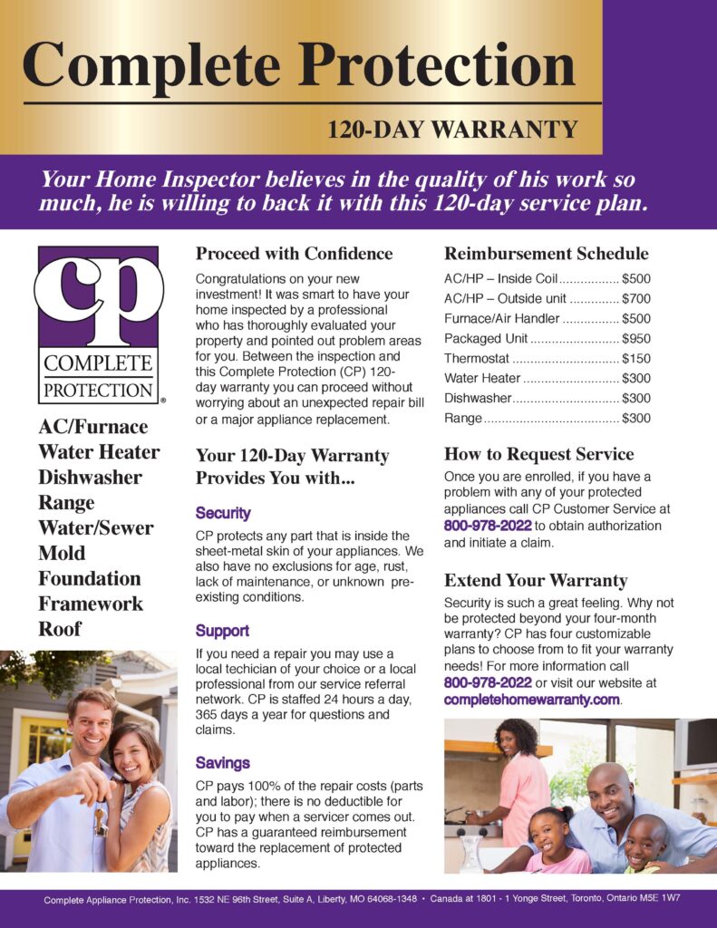 Home Warranty Info Page Sweet Home Inspections, Inc.